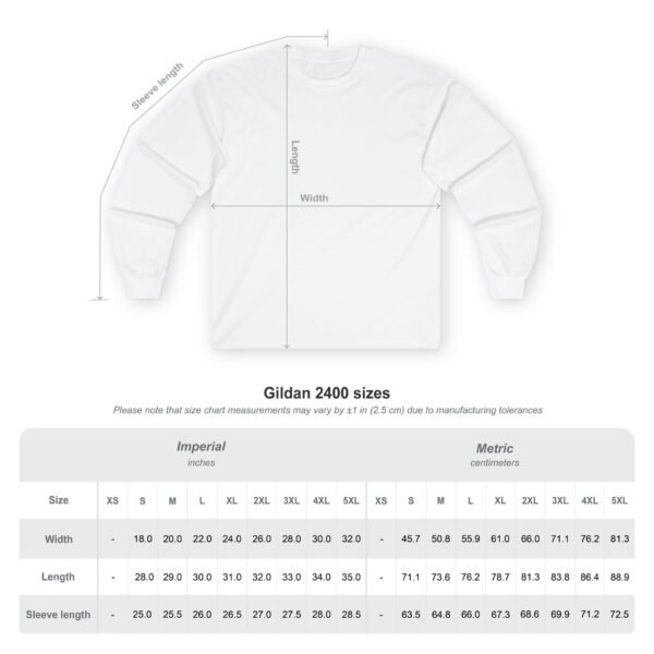 Unisex Ultra Cotton Long Sleeve Tee - Image 3