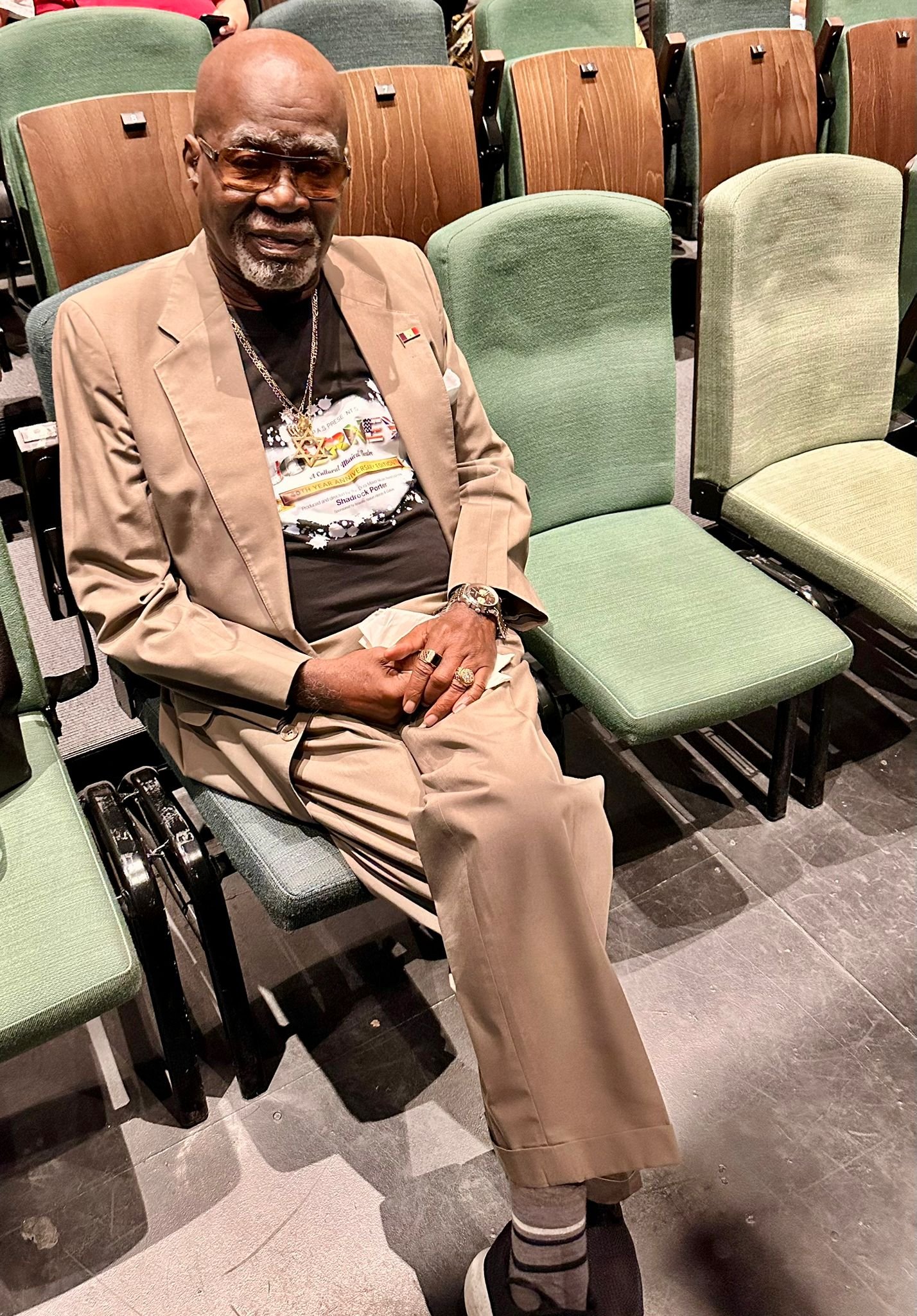 Elder Shadrock Porter at the 40th Anniversary Celebration